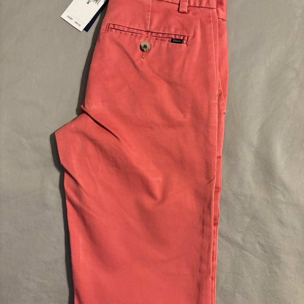 Polo Ralph Lauren Red Pants Boys Size 8